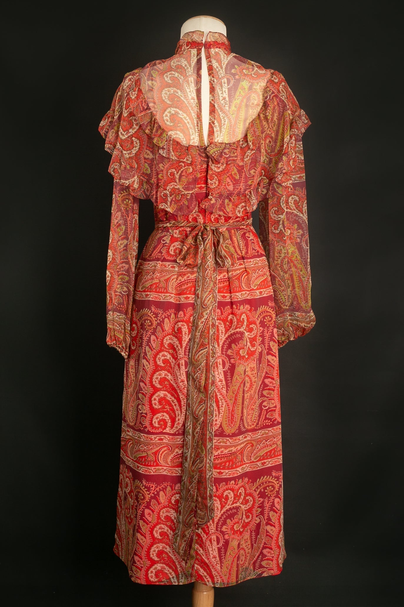 Robe en mousseline imprimÃƒÆ’Ã‚Â©e Thea Porter