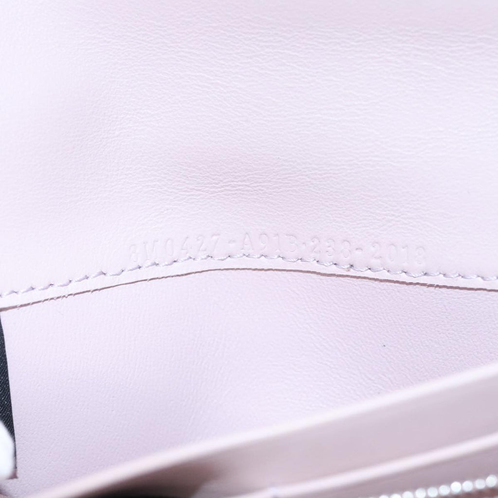 FENDI Peek A Boo Long Wallet Leather Pink 8M0427 105907