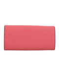 FENDI Peek A Boo Long Wallet Leather Pink 8M0427 105907