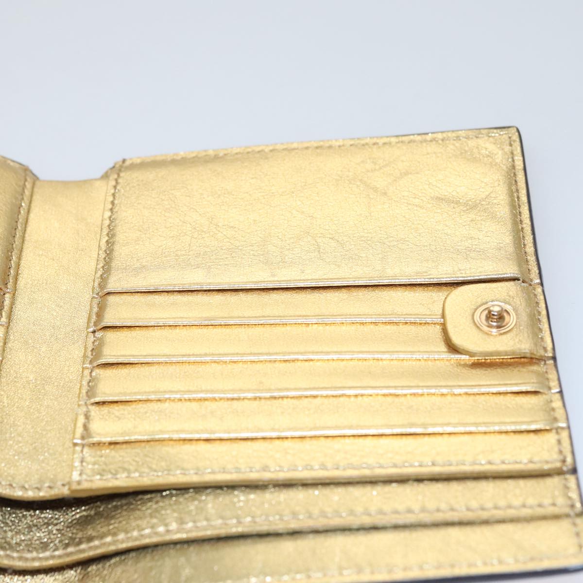 FENDI Peek A Boo Wallet Leather Pink 105912