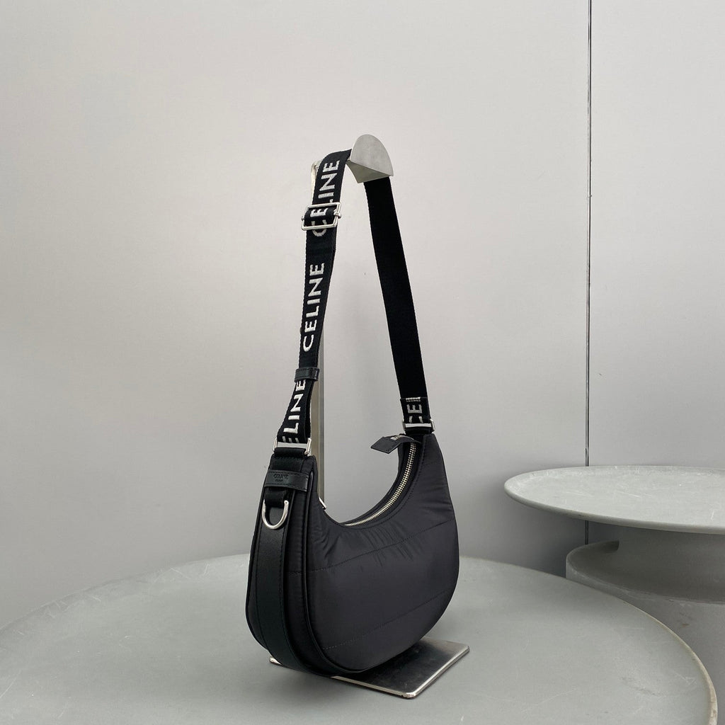 GLAMI MeGLAMIum Ava Bag With GLAMI Strap In Quilted Nylon Black For Women 9in/23cm 196972DLI.38SI