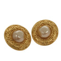 CHANEL Earring metal Gold CC 106286