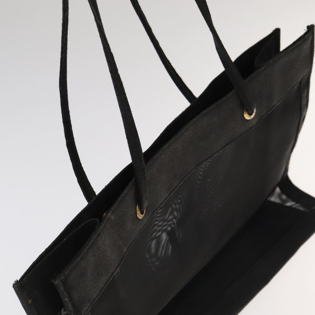FENDI Shoulder Bag Nylon Black Gold 106335