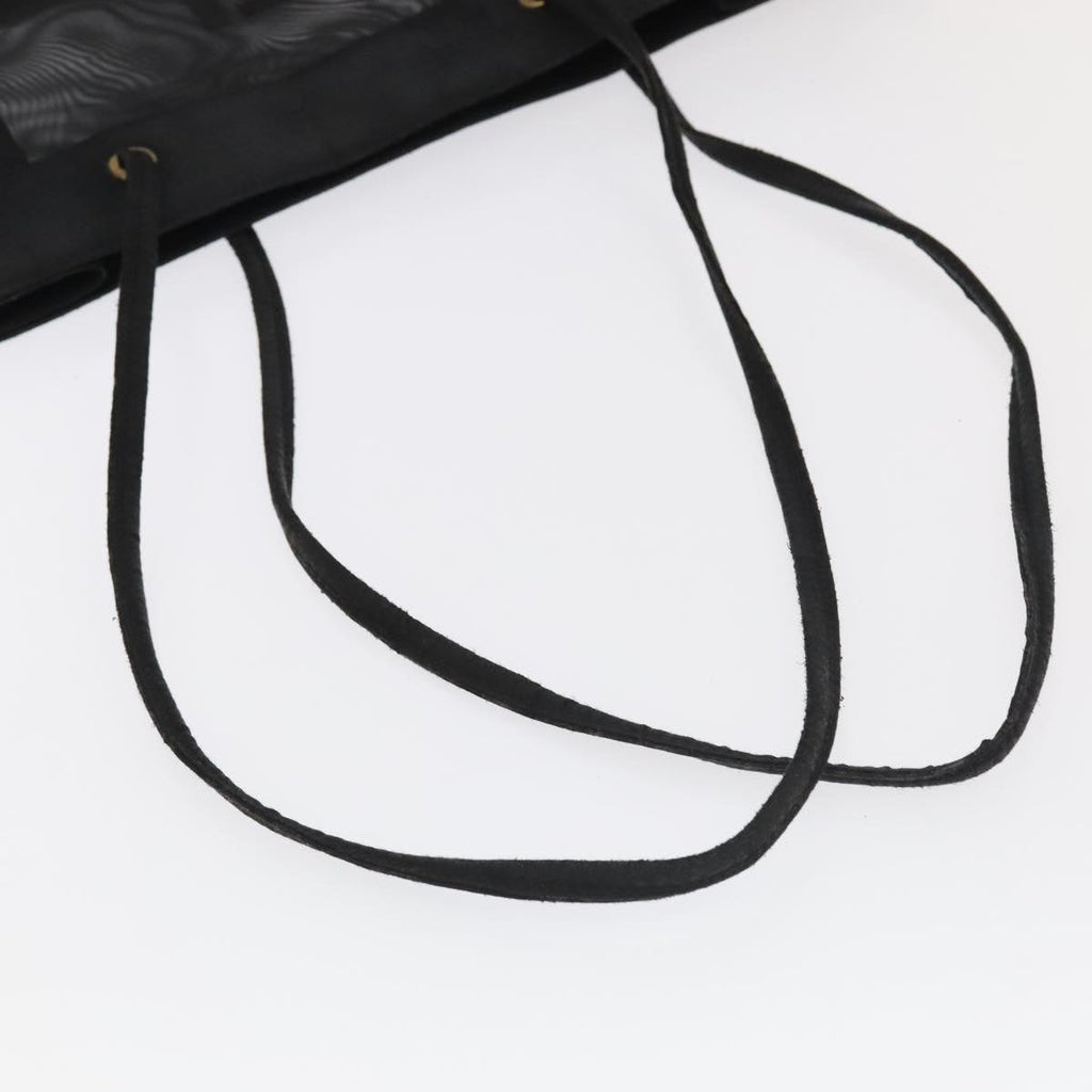 FENDI Shoulder Bag Nylon Black Gold 106335