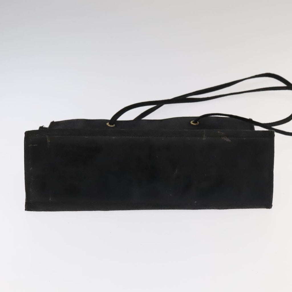 FENDI Shoulder Bag Nylon Black Gold 106335