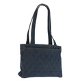 CHANEL Matelasse Shoulder Bag Denim Blue CC 106434A