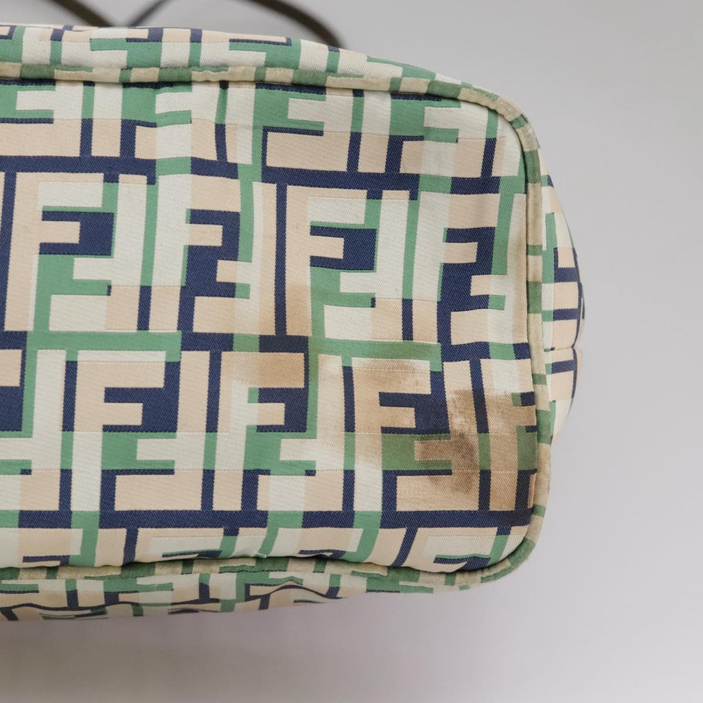 FENDI Zucca Canvas Tote Bag Green 106572