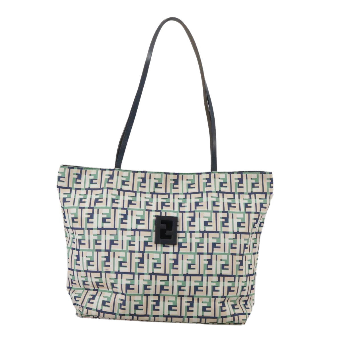 FENDI Zucca Canvas Tote Bag Green 106572