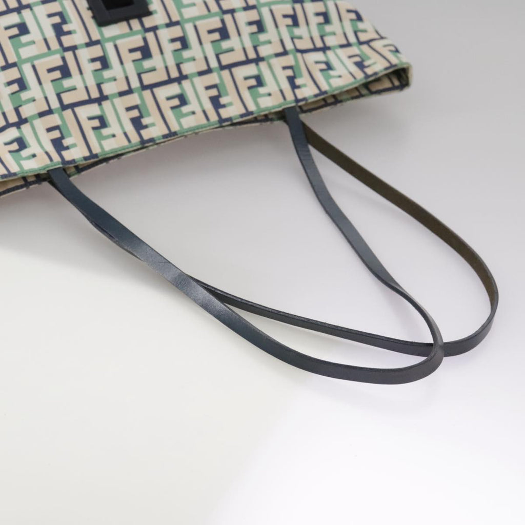 FENDI Zucca Canvas Tote Bag Green 106572