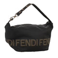 FENDI Hand Bag Canvas Black 106592