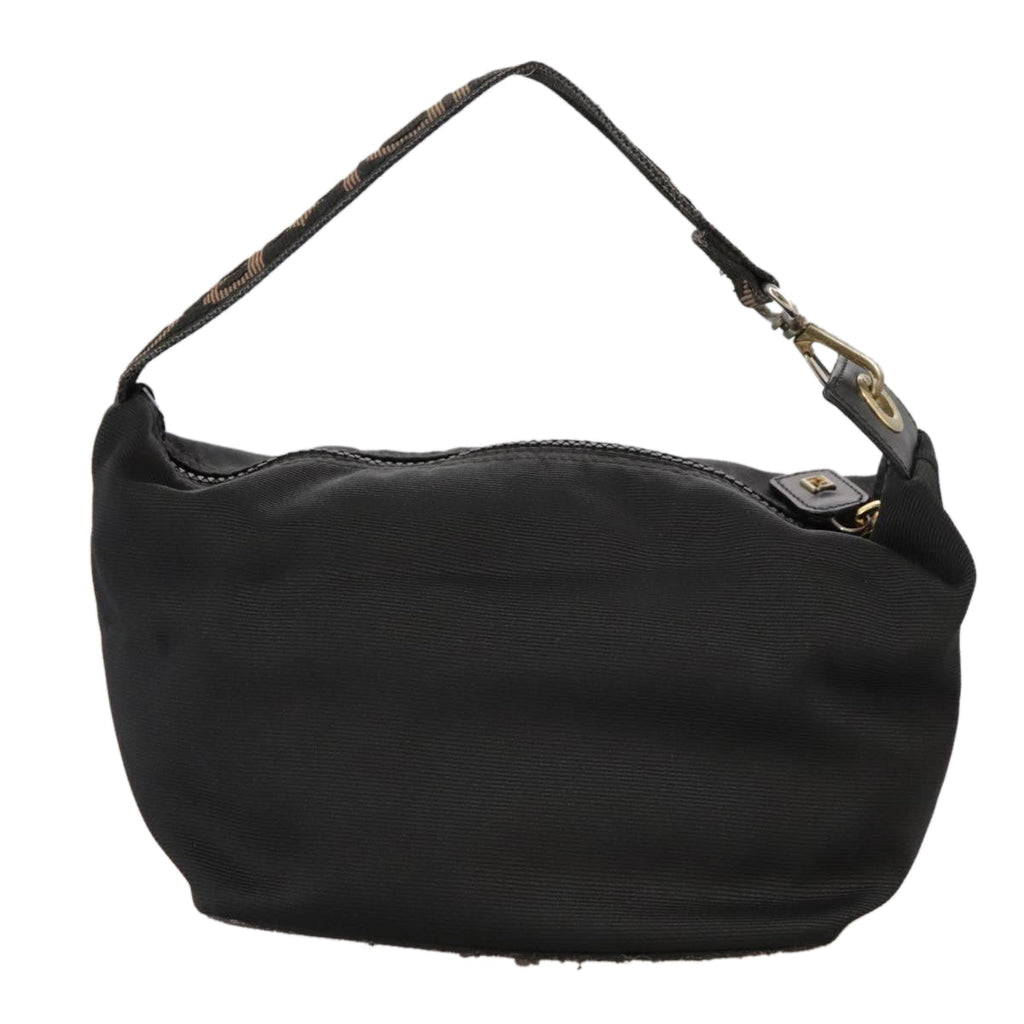 FENDI Hand Bag Canvas Black 106592