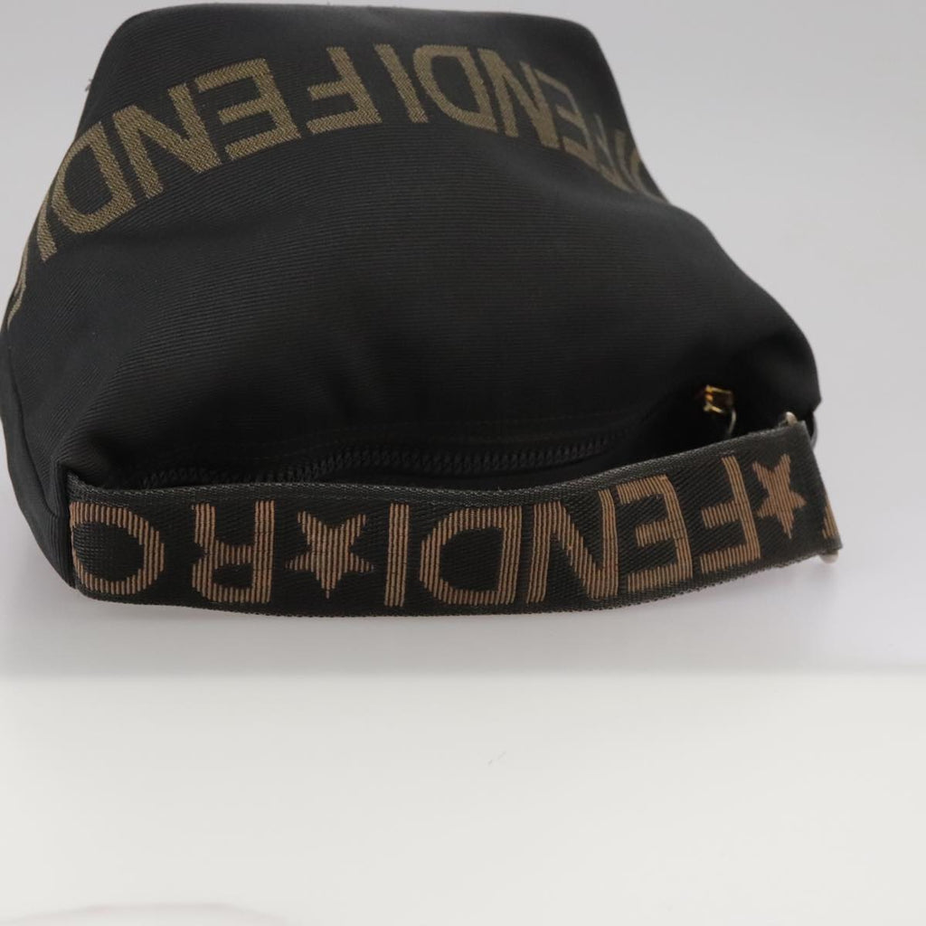 FENDI Hand Bag Canvas Black 106592