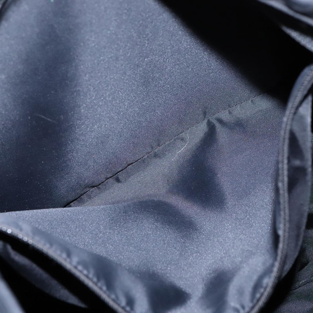 CHANEL New travel line Tote Bag Nylon Leather Black CC 106833