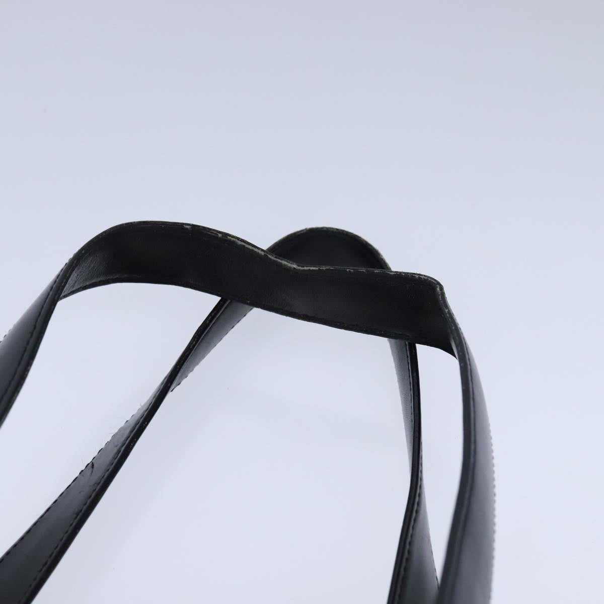 CHANEL New travel line Tote Bag Nylon Leather Black CC 106833
