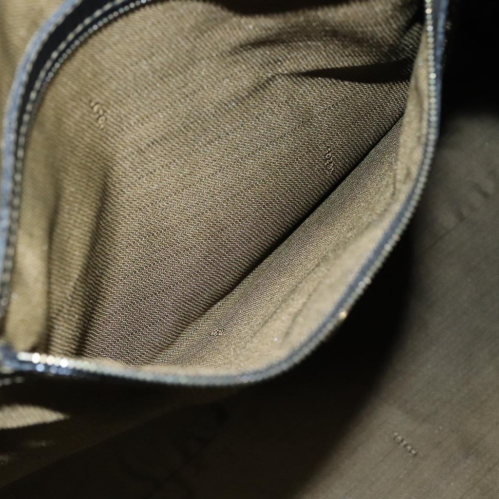 FENDI Zucca Canvas Shoulder Bag Brown Black 106963