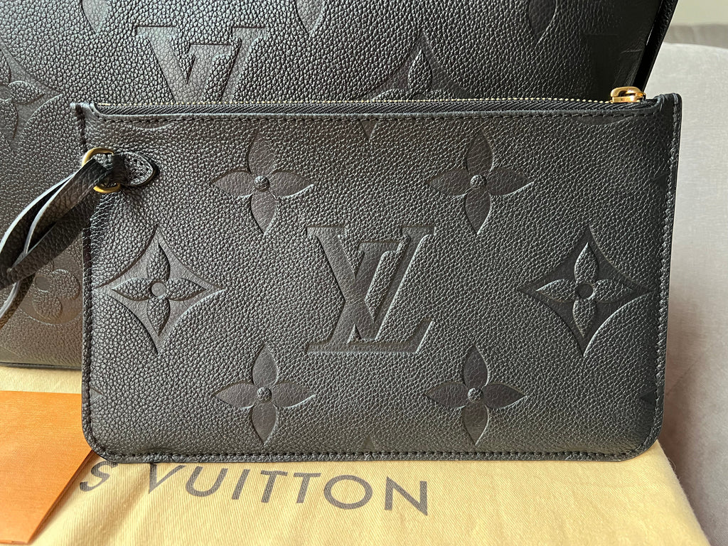 Louis Vuitton Neverfull MM Black Empreinte (RRP £1,940)