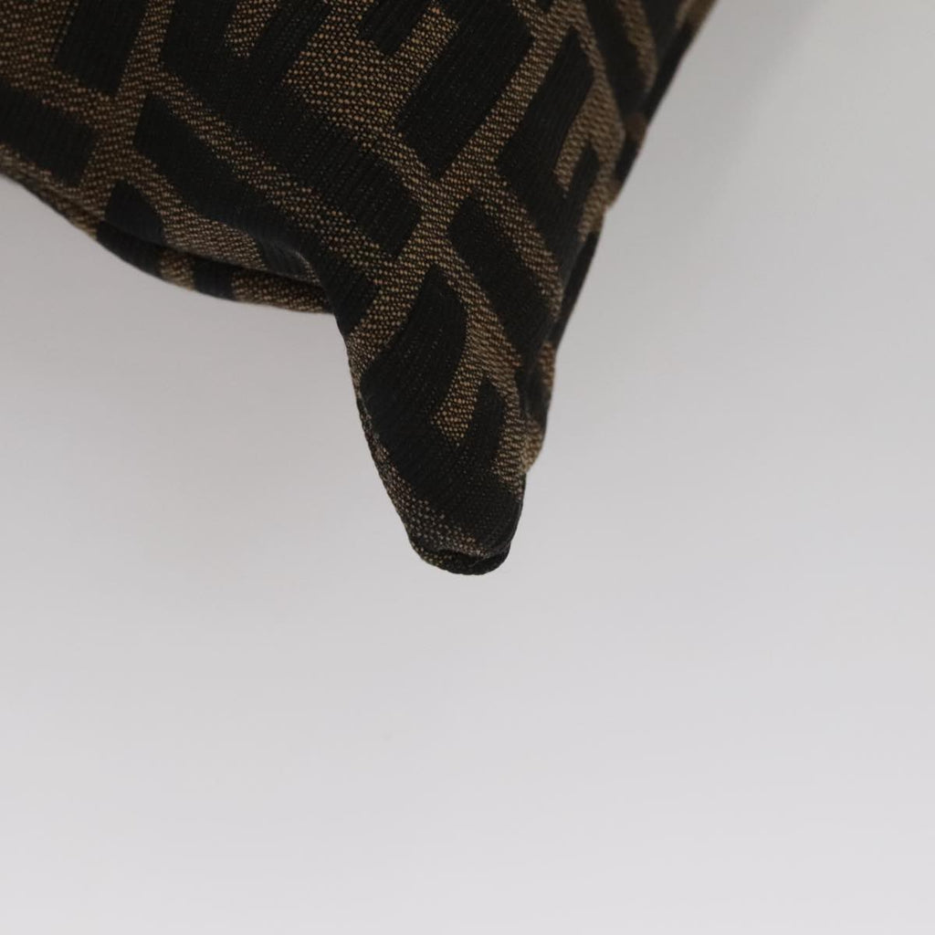FENDI Zucca Canvas Hand Bag Brown 107608