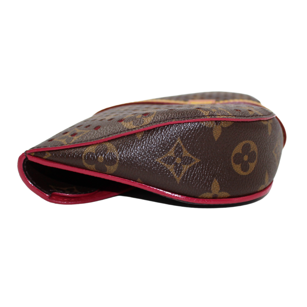 Louis Vuitton Saumur Monagram Perforated Clutch