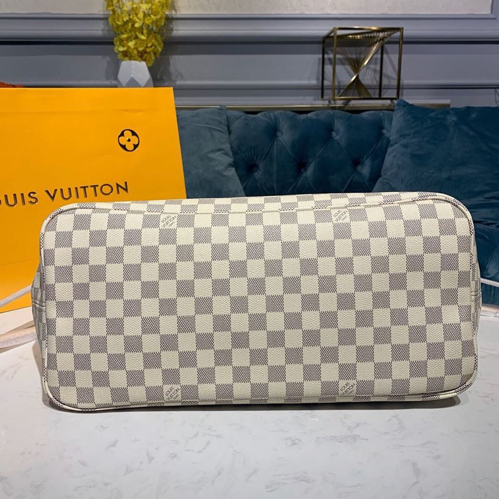 Louis Vuitton Neverfull GM Tote Bag Damier Azur Canvas Beige For Women, WomenÃ¢â‚¬â„¢s Handbags, Shoulder Bags 15.4in/39cm LV N41360