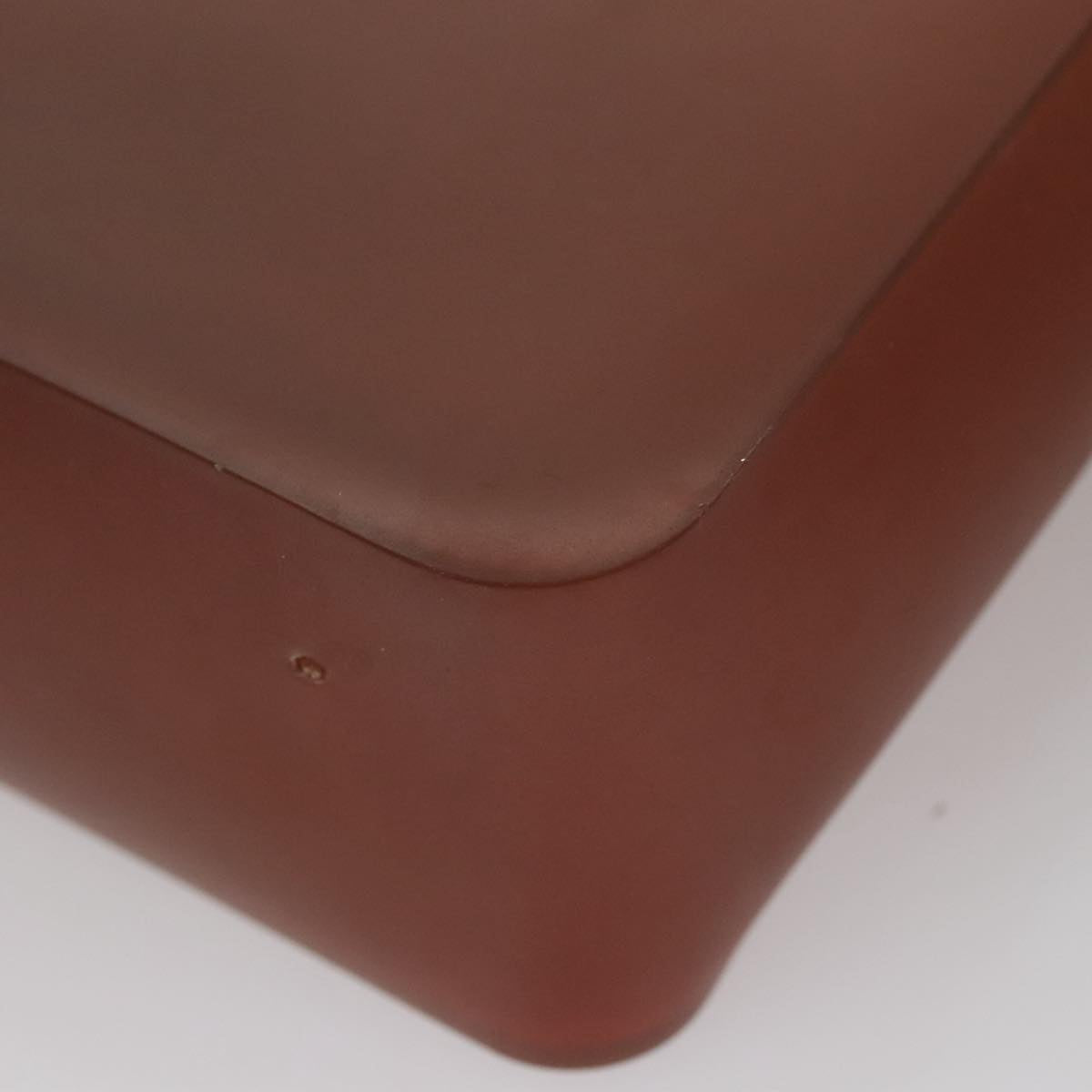 CHANEL Tote Bag Rubber Brown CC 108641