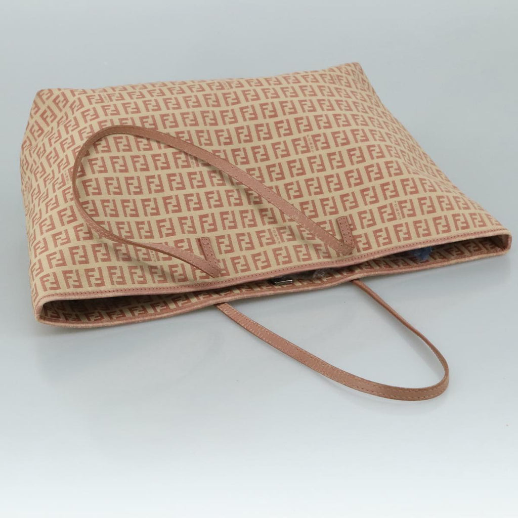 FENDI Zucchino Canvas Tote Bag Pink 108691
