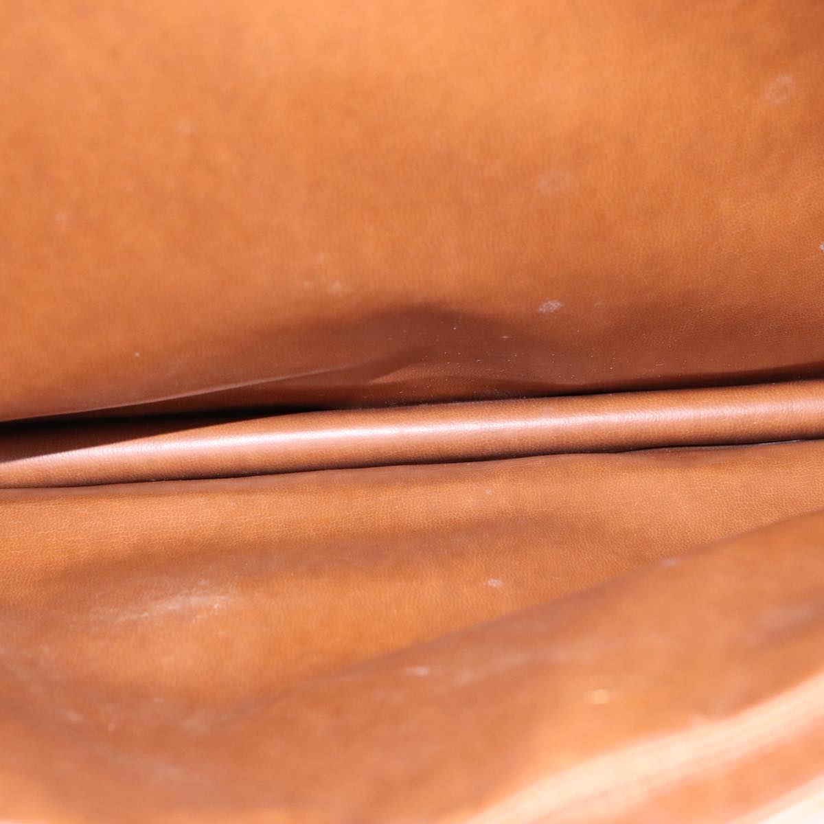 CHANEL Matelasse Deca COCO Mark Hand Bag Lamb Skin Brown CC 108740