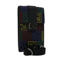 FENDI Zucca Canvas Smartphone holder Pouch Leather Multicolor 7AS120 108838