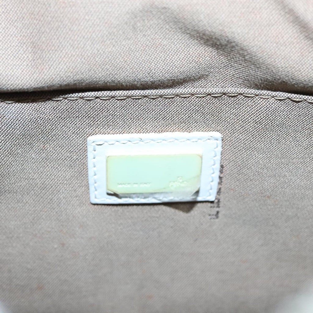 FENDI Hand Bag Canvas Beige 108950