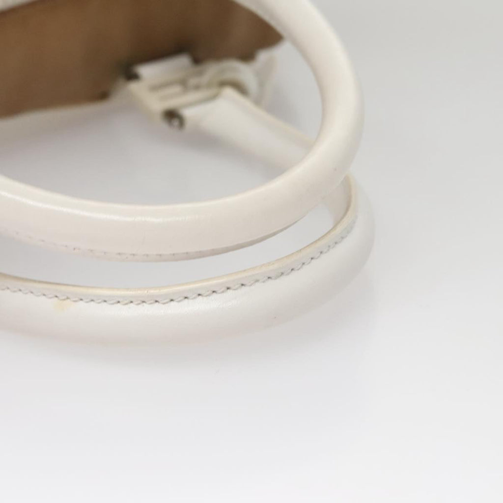 FENDI Hand Bag Canvas Beige 108950