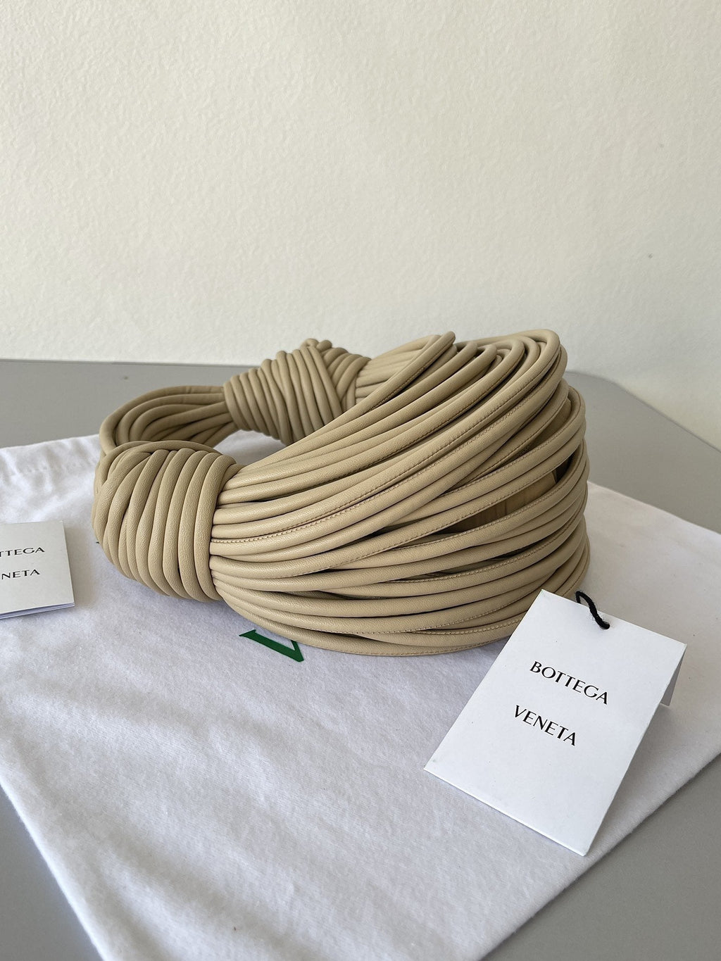 GLAMI Double Knot Beige, For Women, Bags 9.8in/25cm 680934V1H109776