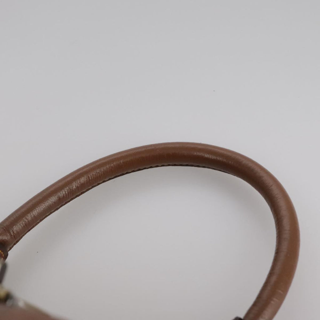 FENDI Hand Bag Leather Brown 109148