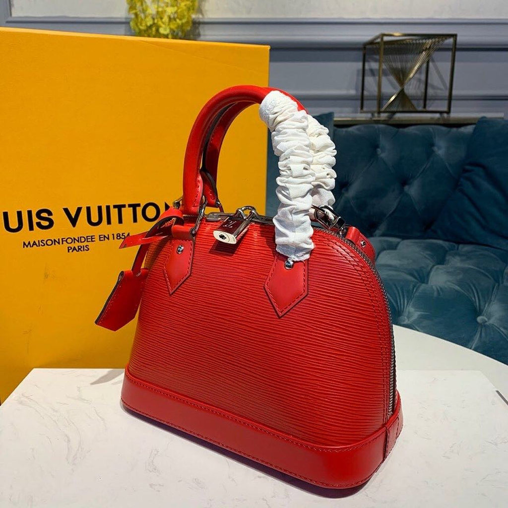 LV Alma GLAMI Epi Coquelicot Red For Women, WomenÃ¢â‚¬â„¢s Handbags, Shoulder And Crossbody Bags 9.2in/23.5cm LV M41160