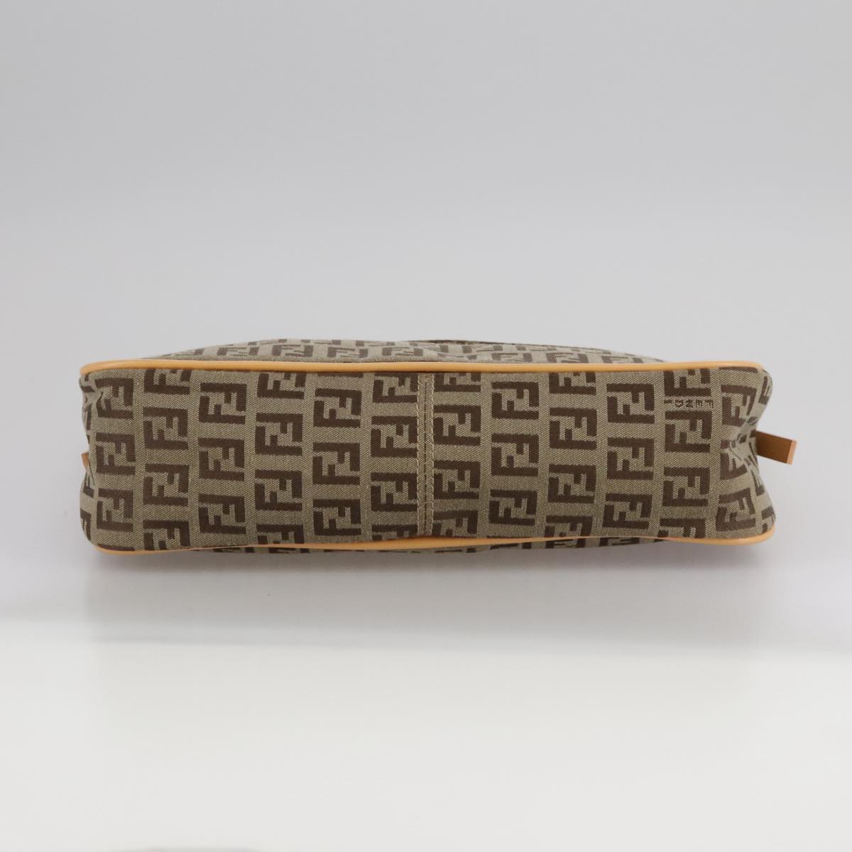FENDI Zucchino Canvas Hand Bag Beige 109493