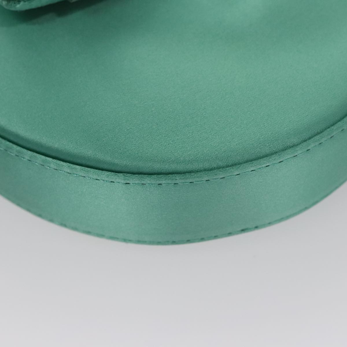 FENDI Hand Bag Satin Green 109715SA