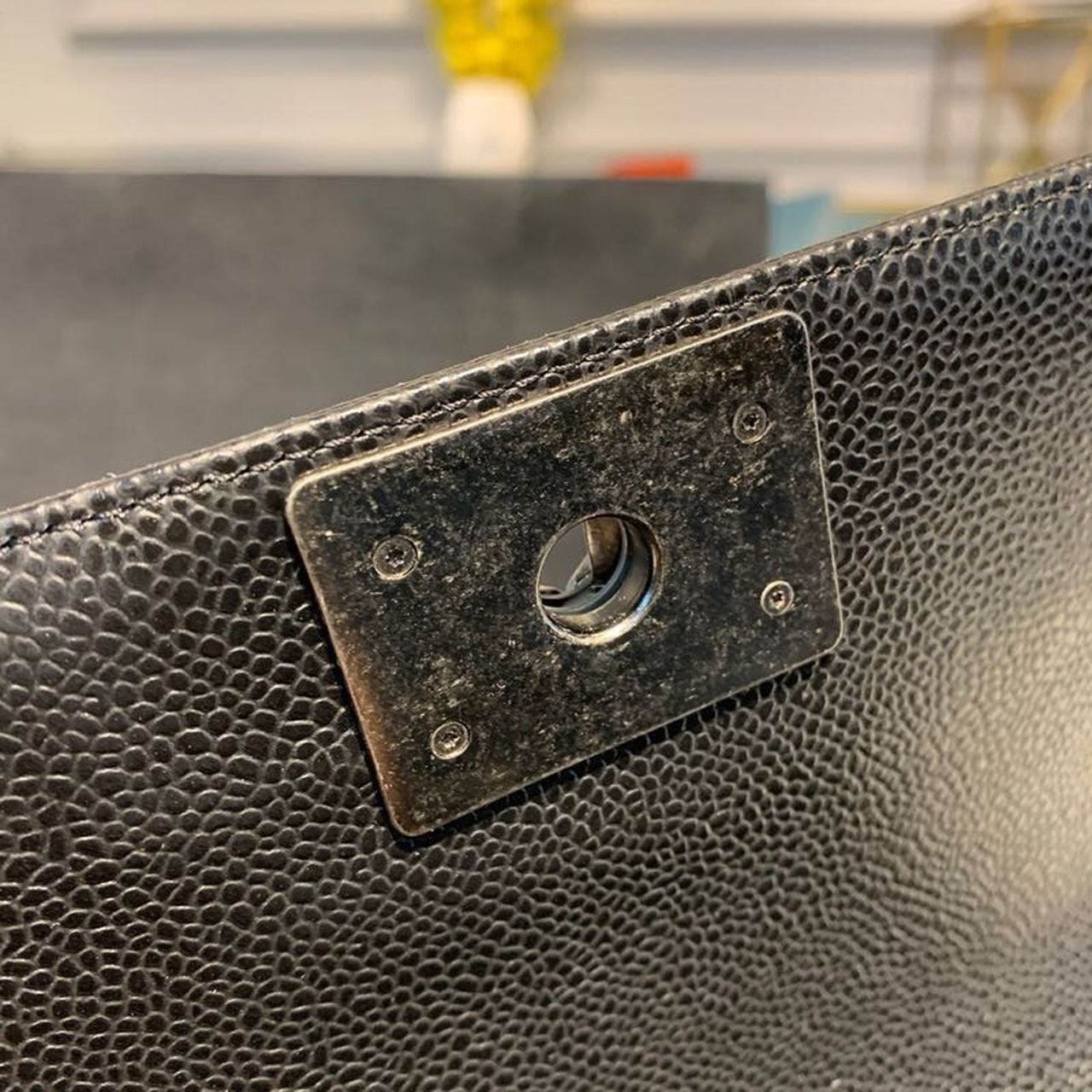 CHLSmall Boy Handbag Silver Hardware Black For Women Bags, Shoulder And Crossbody Bags 7.8in/20cm A67085