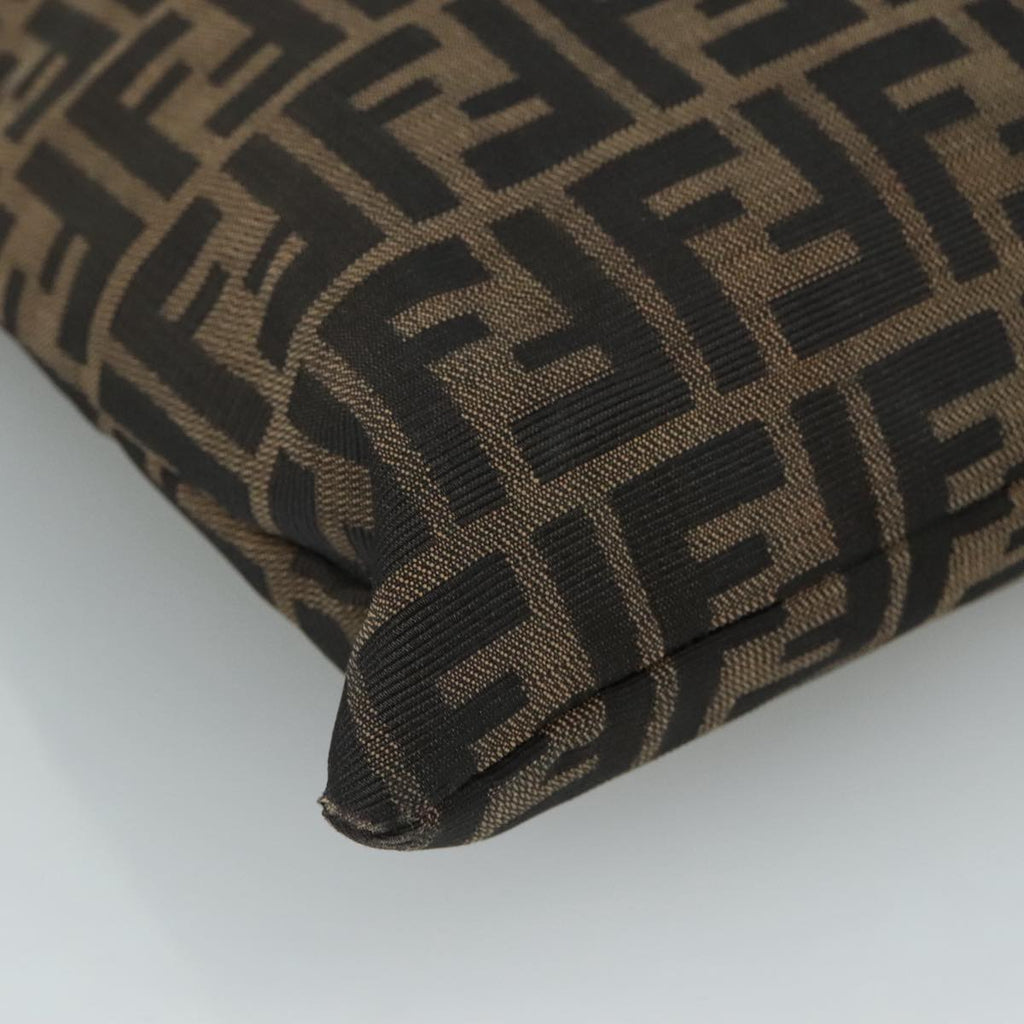 FENDI Zucca Canvas Tote Bag Brown Black 109930