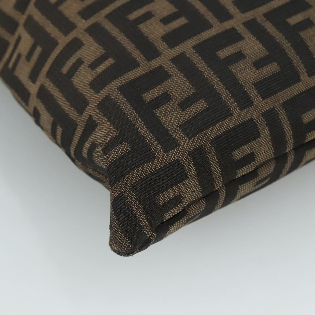 FENDI Zucca Canvas Tote Bag Brown Black 109930
