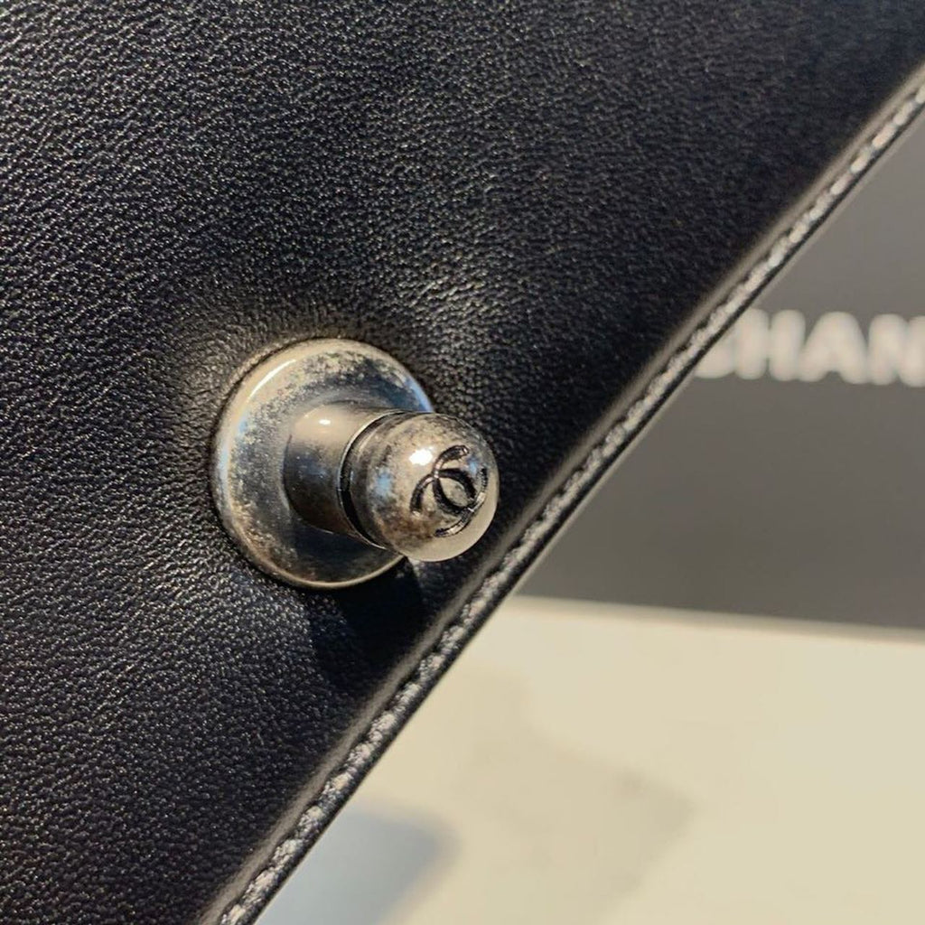 CHLSmall Boy Handbag Silver Hardware Black For Women Bags, Shoulder And Crossbody Bags 7.8in/20cm A67085