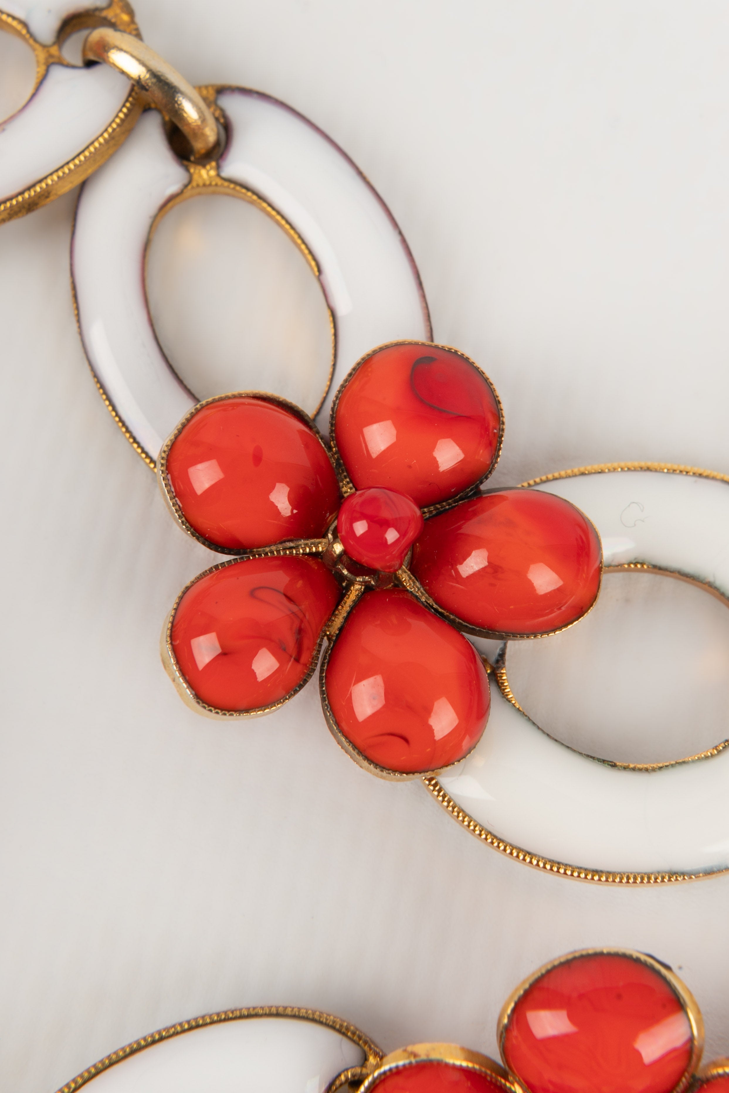 Collier en pÃƒÆ’Ã‚Â¢te de verre Gripoix