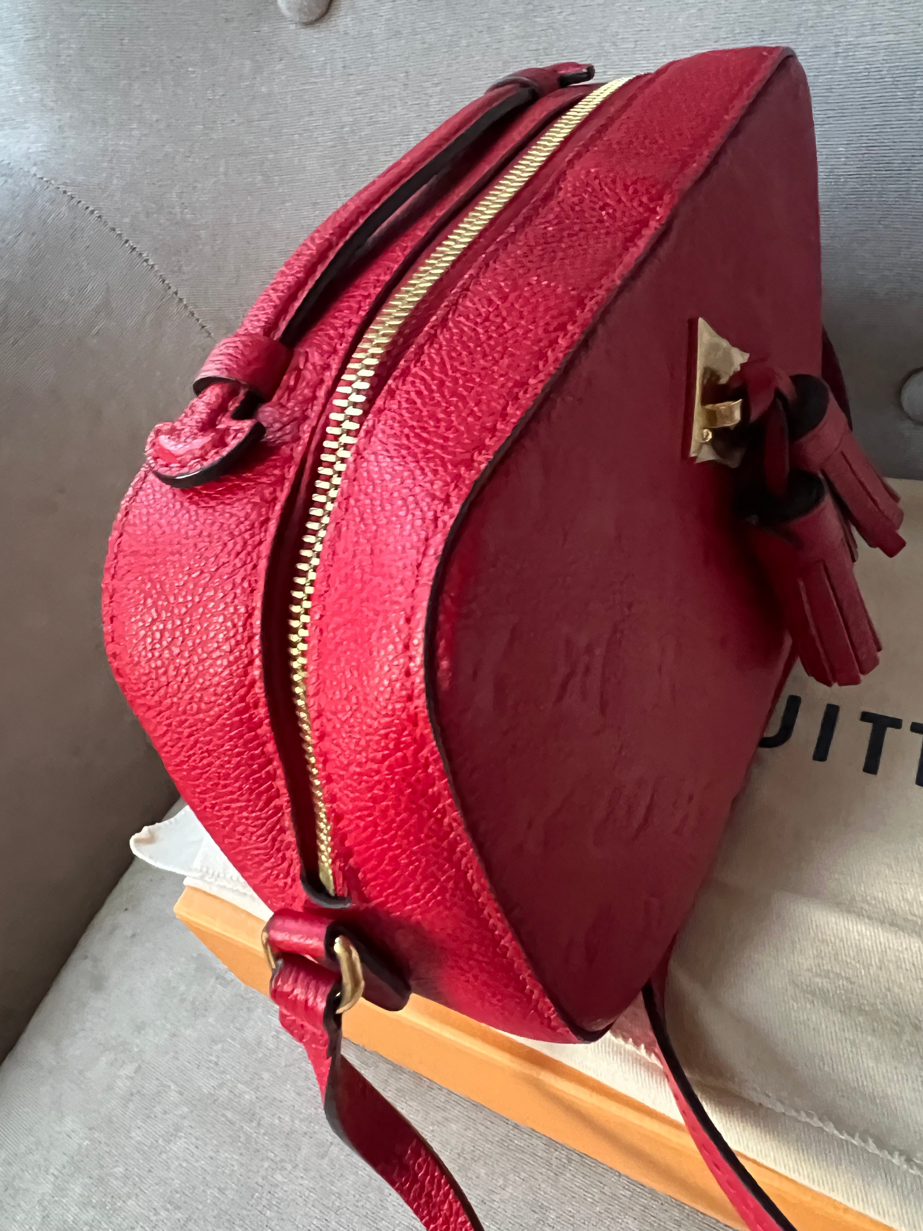 Louis Vuitton Saintonge Red Empreinte (RRP £1520)