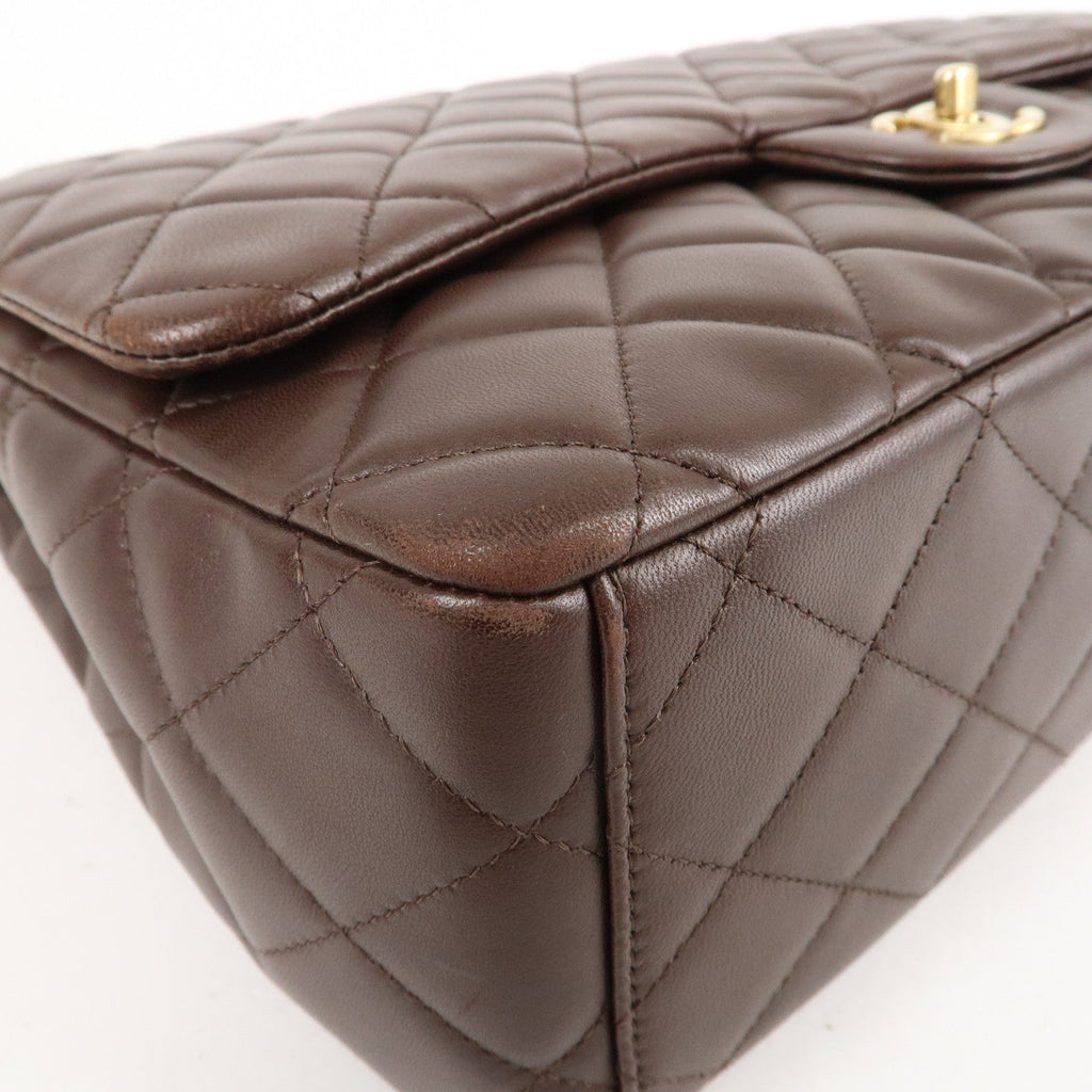 CHANEL Matelasse Lamb Skin Decamatelasse 34 Shoulder Bag