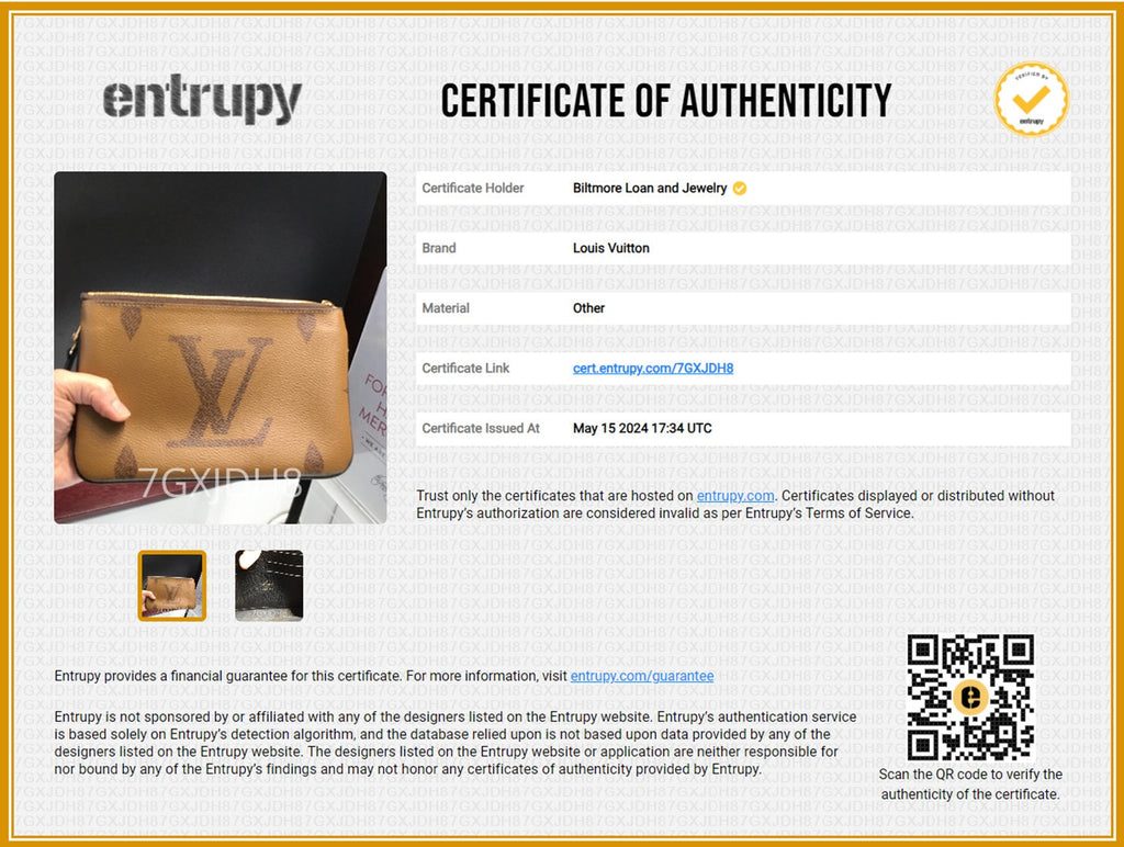 Louis Vuitton Reverse Monogram Giant Double Zip Pochette with Strap