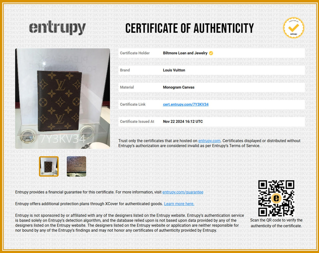 Louis Vuitton Monogram Passport Cover