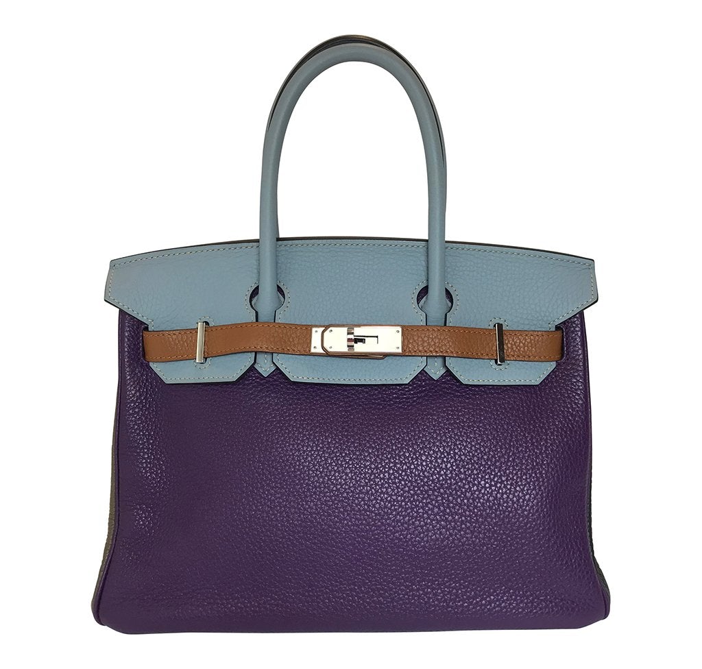 HermÃƒÆ’Ã‚Â¨s Birkin 30 Arlequin Bag PHW