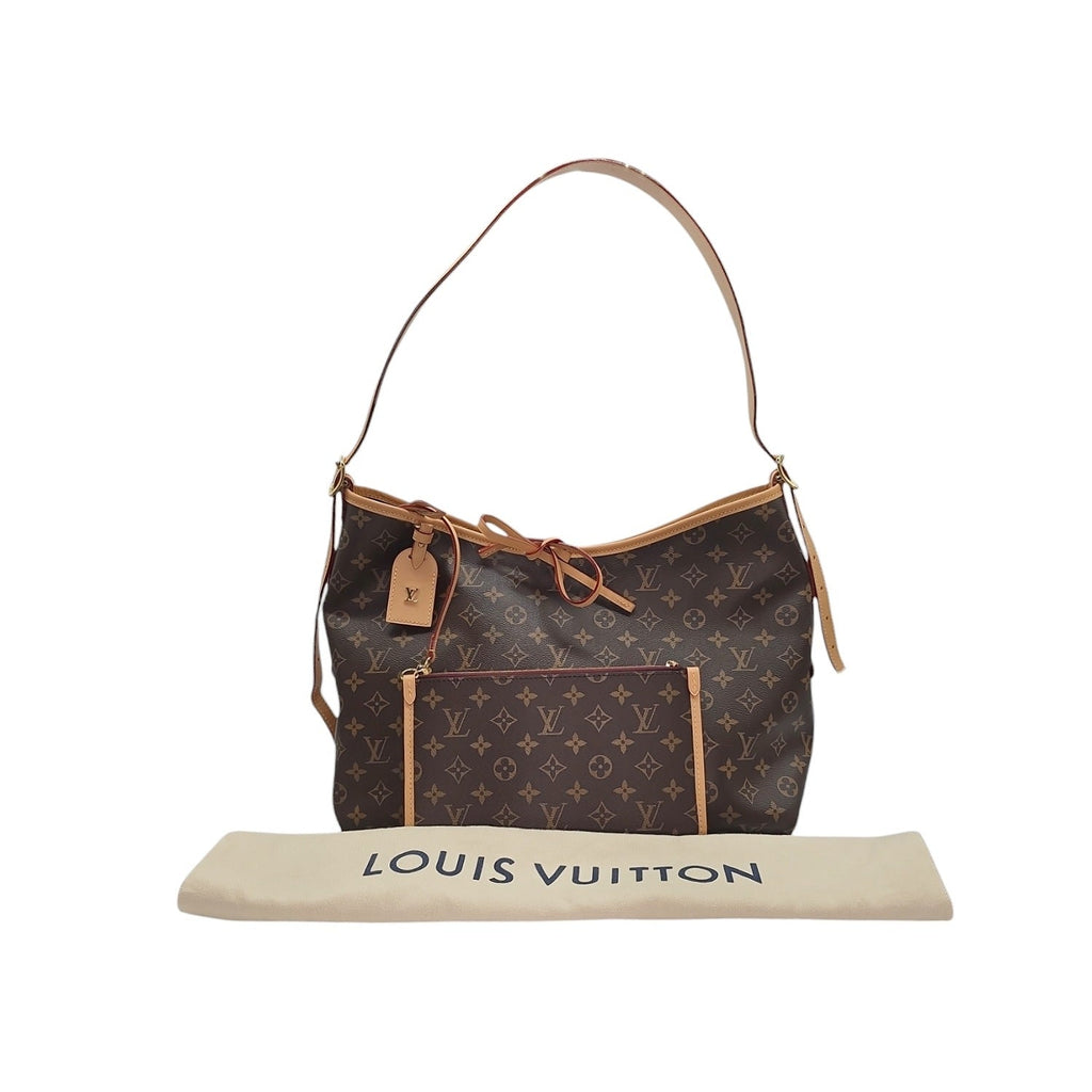 Louis Vuitton Monogram Canvas CarryAll MM Hobo
