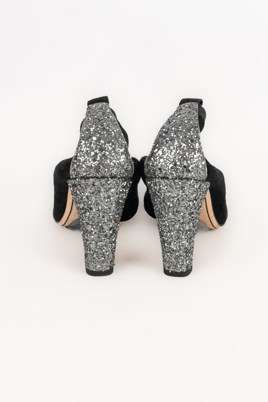 Escarpins à paillettes Chanel