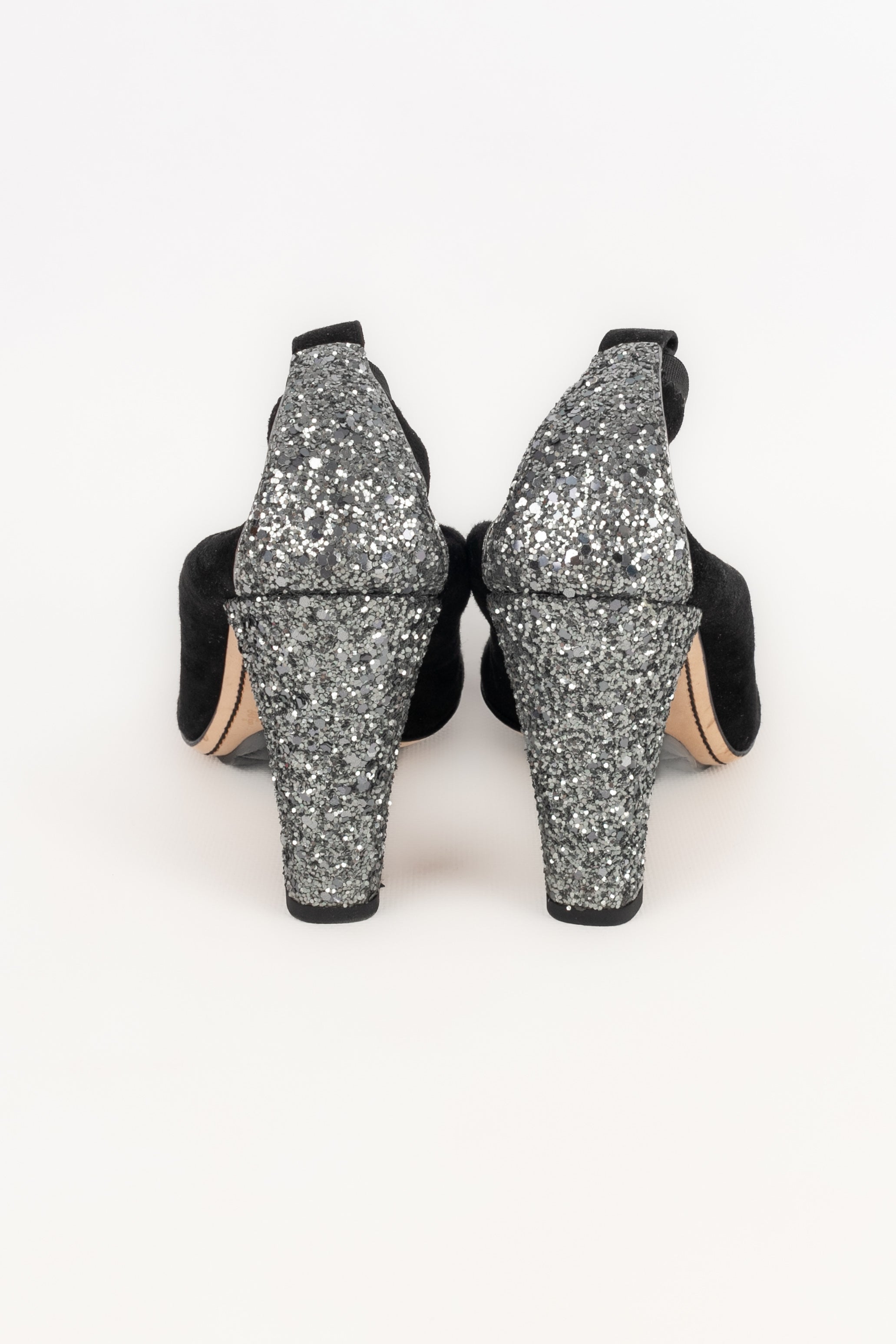Escarpins à paillettes Chanel