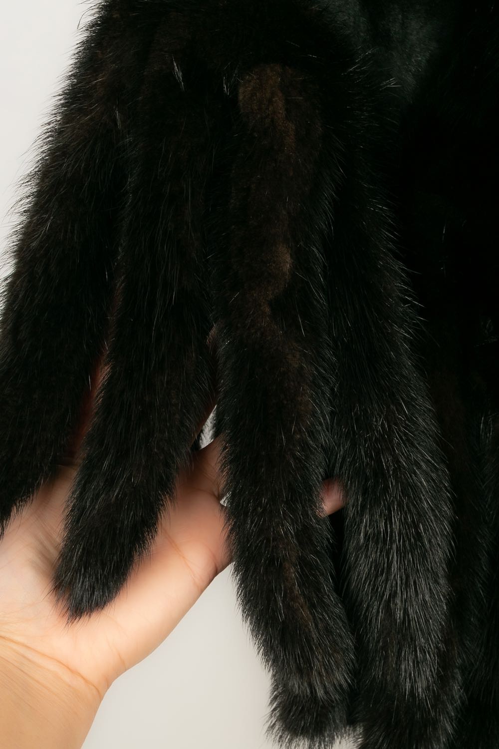 Cape en vison Yves Saint Laurent