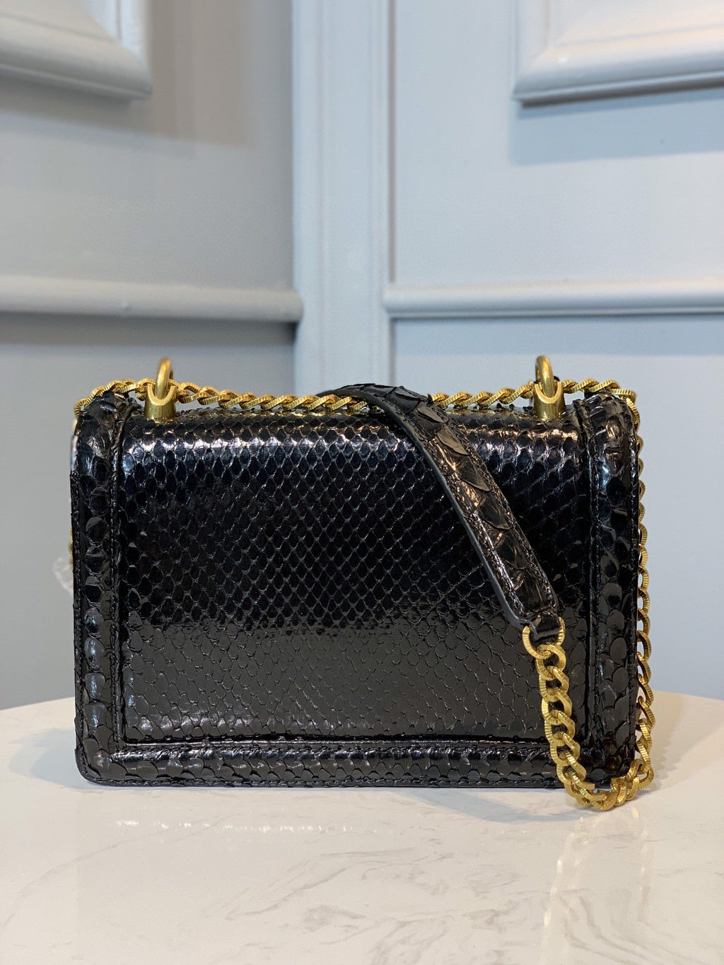 DG Medium Devotion Crossbody Bag Black For Women 8.3in/21cm DG
