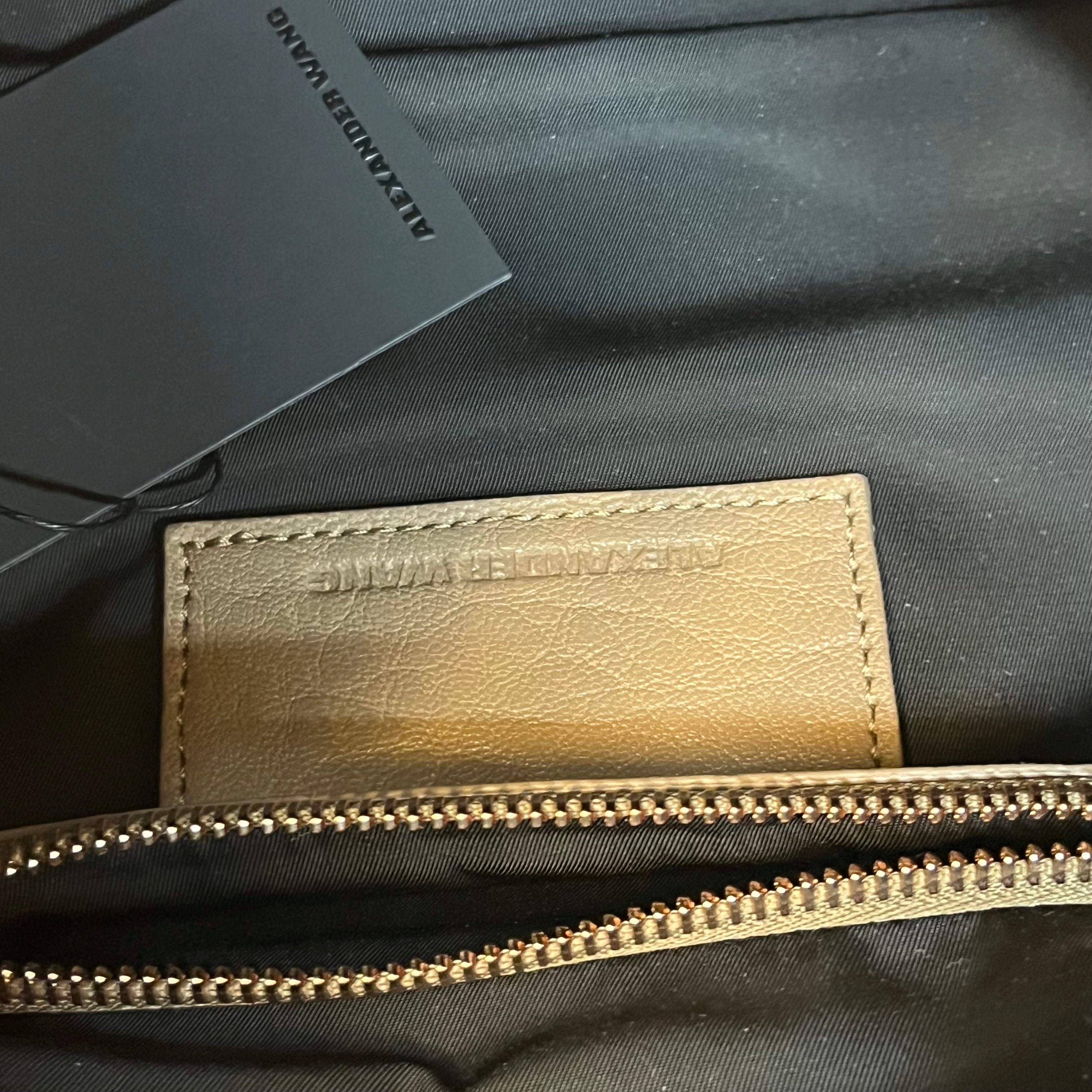 ALEXANDER WANG Rocco Pebbled Lambskin Satchel Bag TS3946